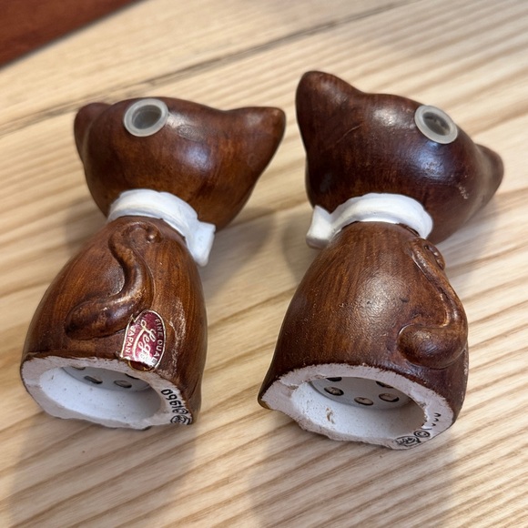 vintage Mid-Century Modern winking cat salt and pepper shakers, 1960’s - Picture 7 of 8